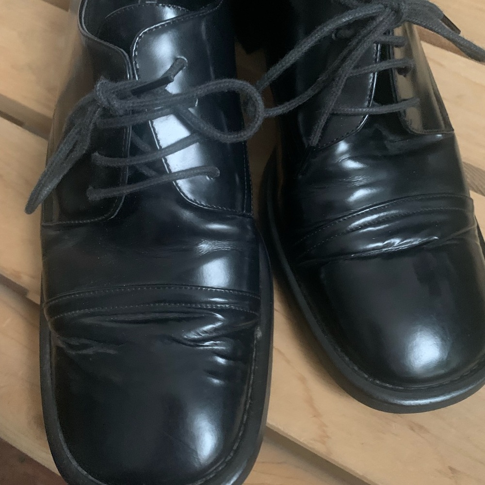 Via Spiga Classic Black Leather shoes.. Size 6 1/2. - Picture 6 of 11